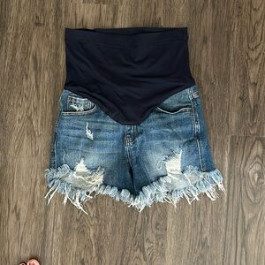 Pinkblush Blue Jean Shorts